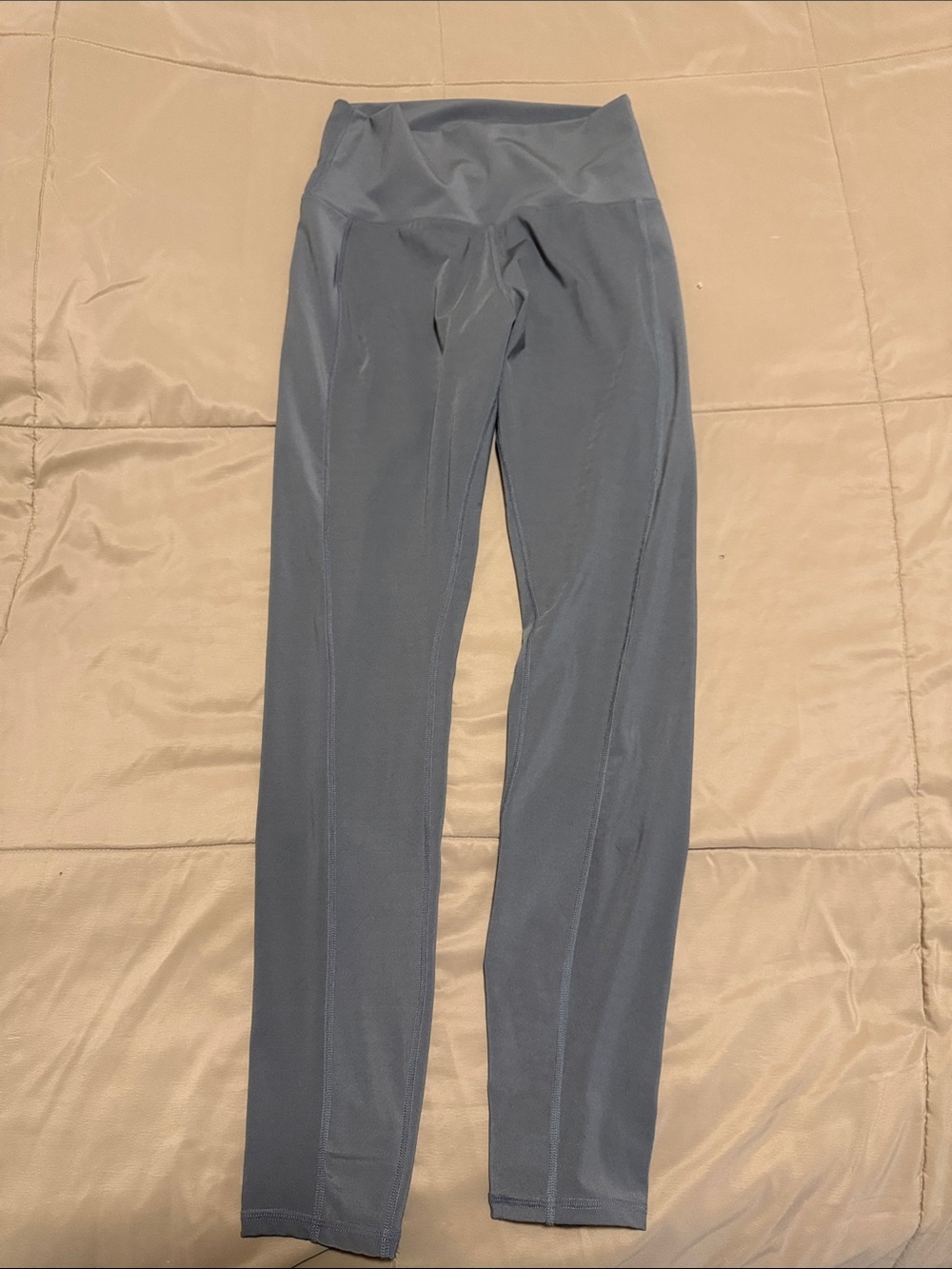 Alphalete High-Waist Leggings in Slate Gray